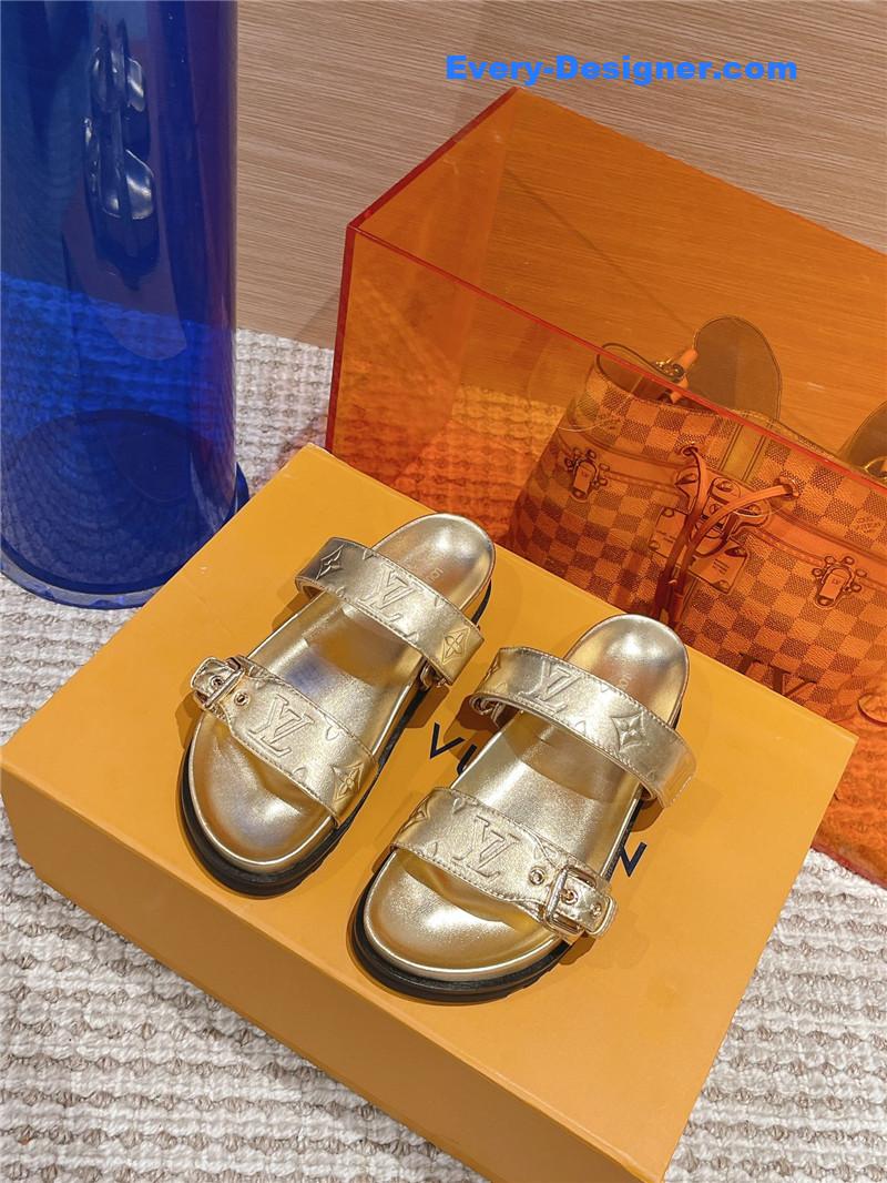 l0vis Vvtt0n lv new embossed sandals and slippers