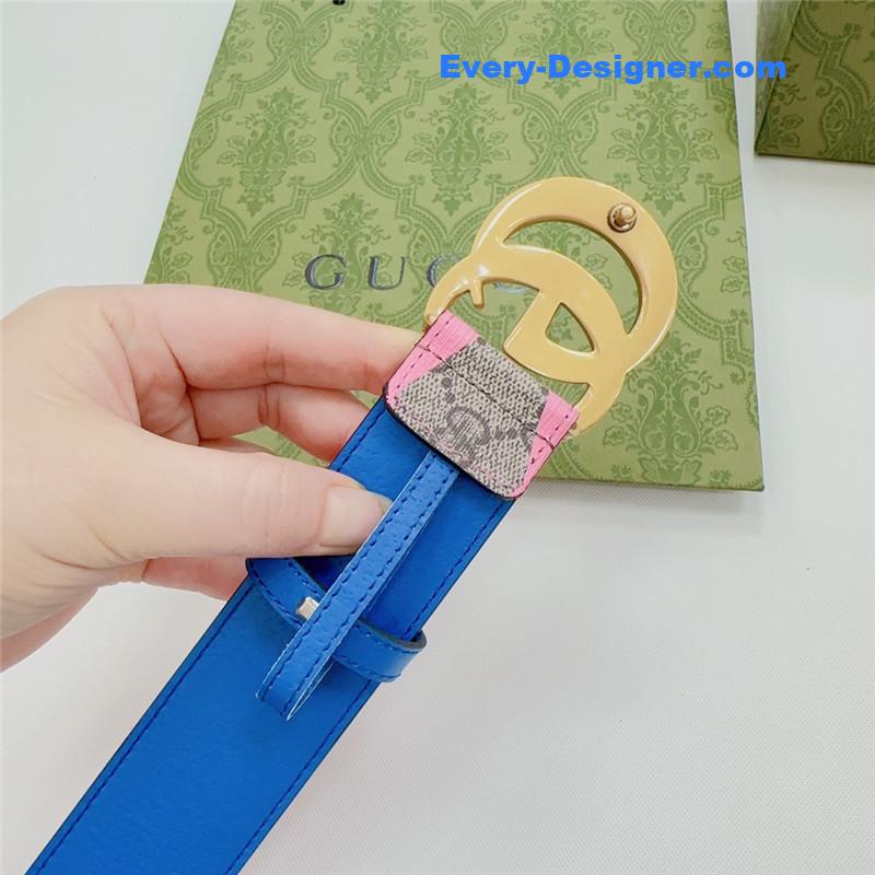 Gvc*1 new double-sided original calfskin belt