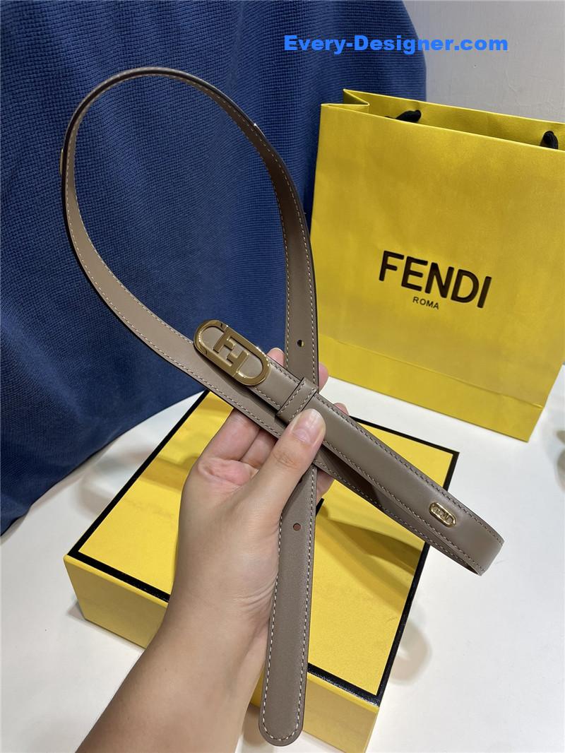 F**di narrow belt with loops