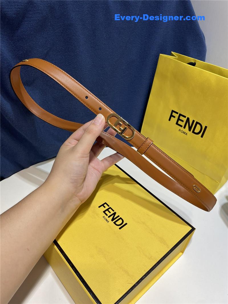 F**di narrow belt with loops