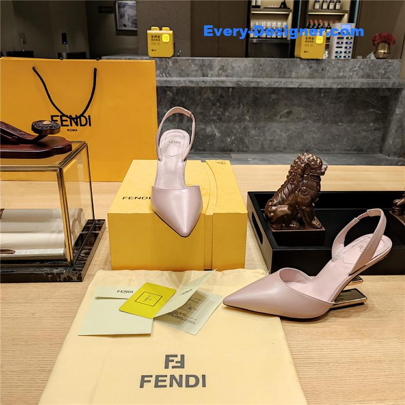 F**di strappy toe high heel sandals