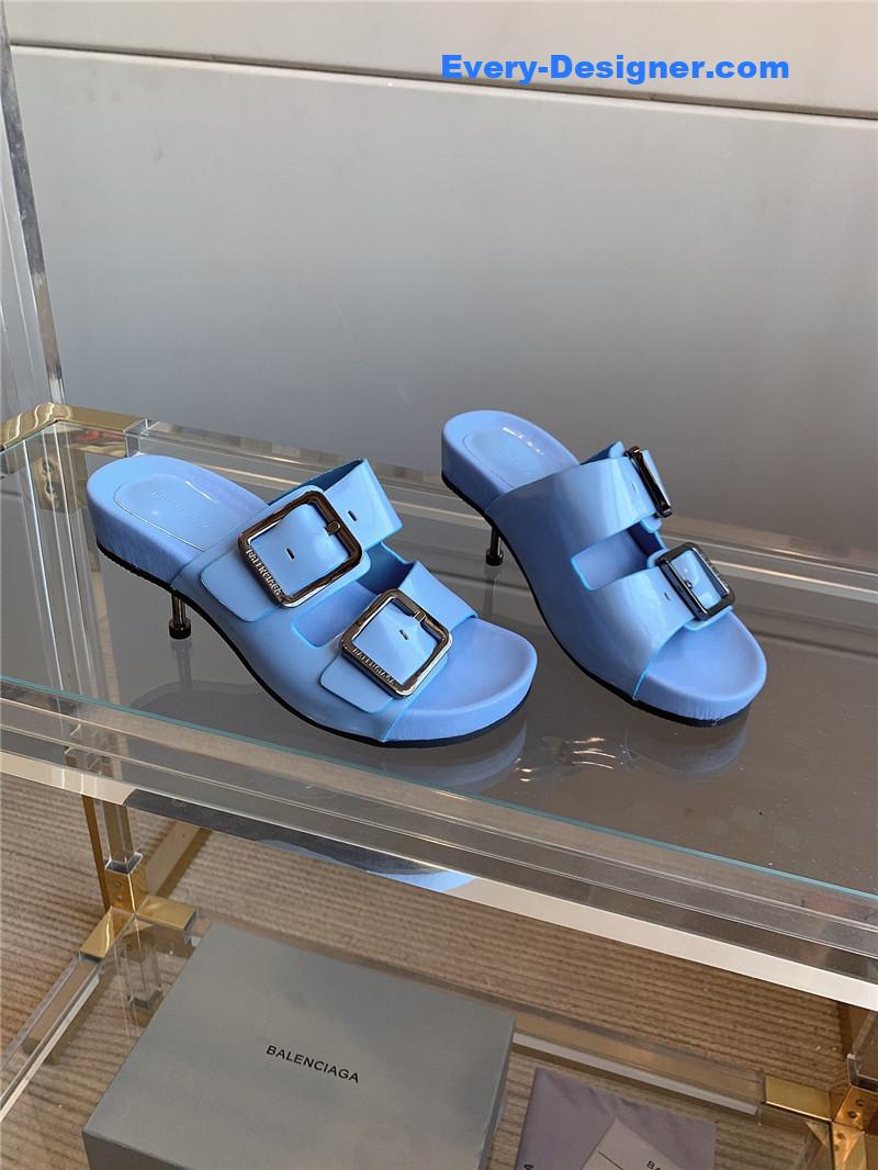 Ba1en*iaga new high-heeled slippers