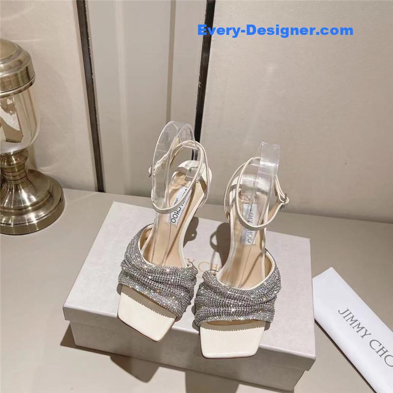 J1m*y Ch00 hand-drilled sandals