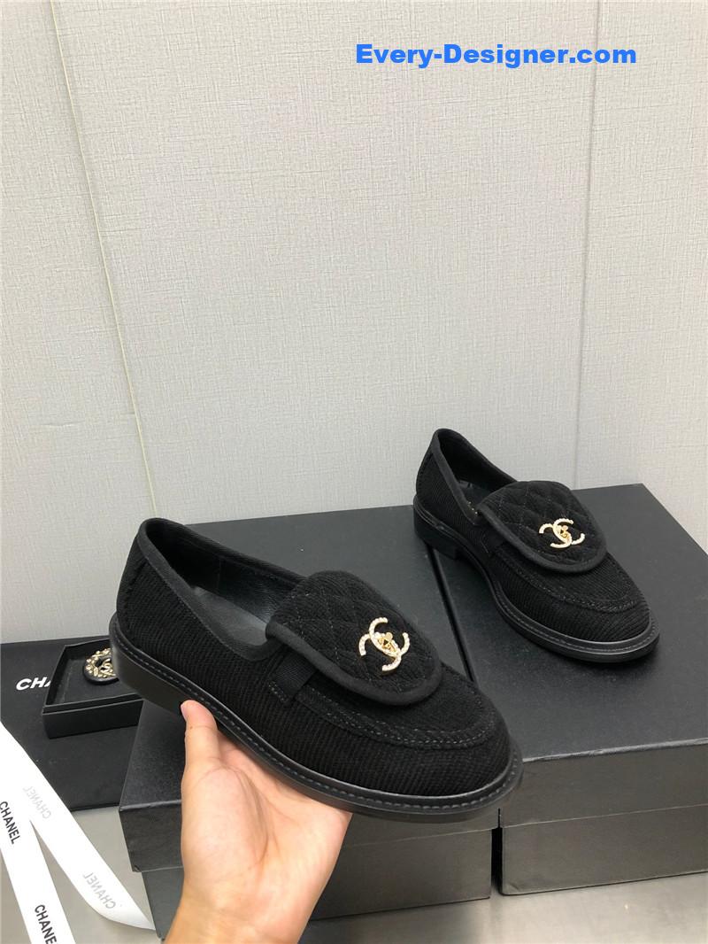 CC ankle Velcro logo color block shoes
