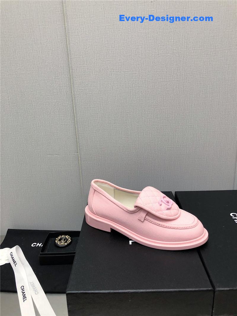 CC ankle Velcro logo color block shoes