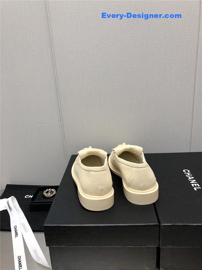 CC ankle Velcro logo color block shoes