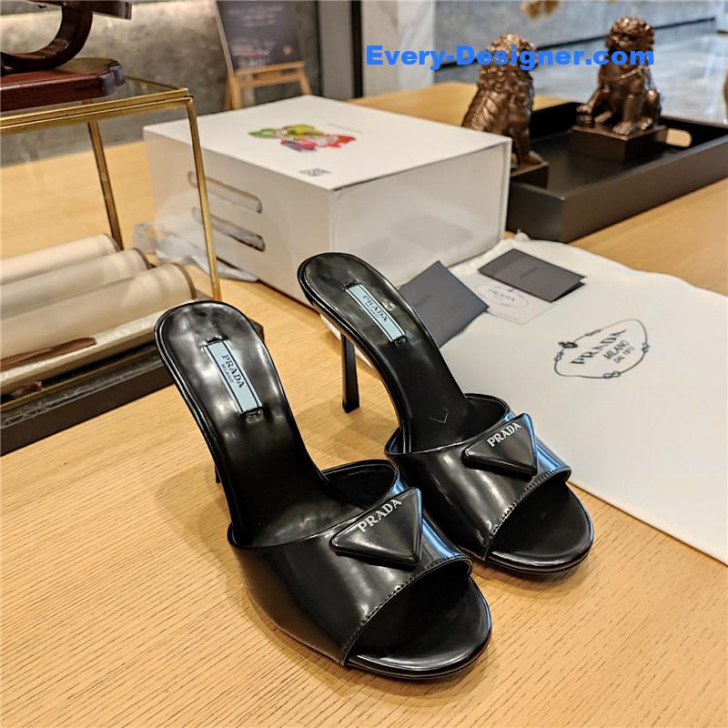 Pra*a stiletto round toe sandals