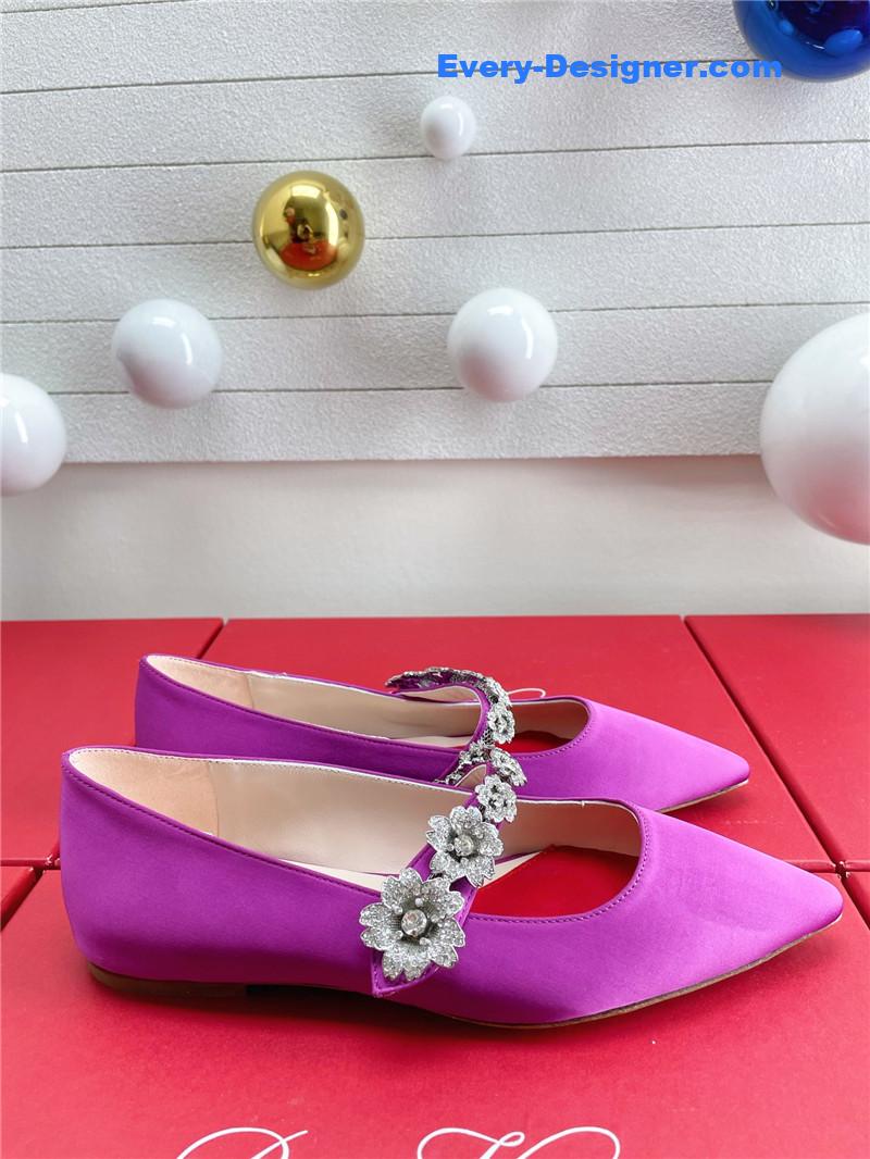 roger u1u1er wedding shoes snow d1am0nd series high heels