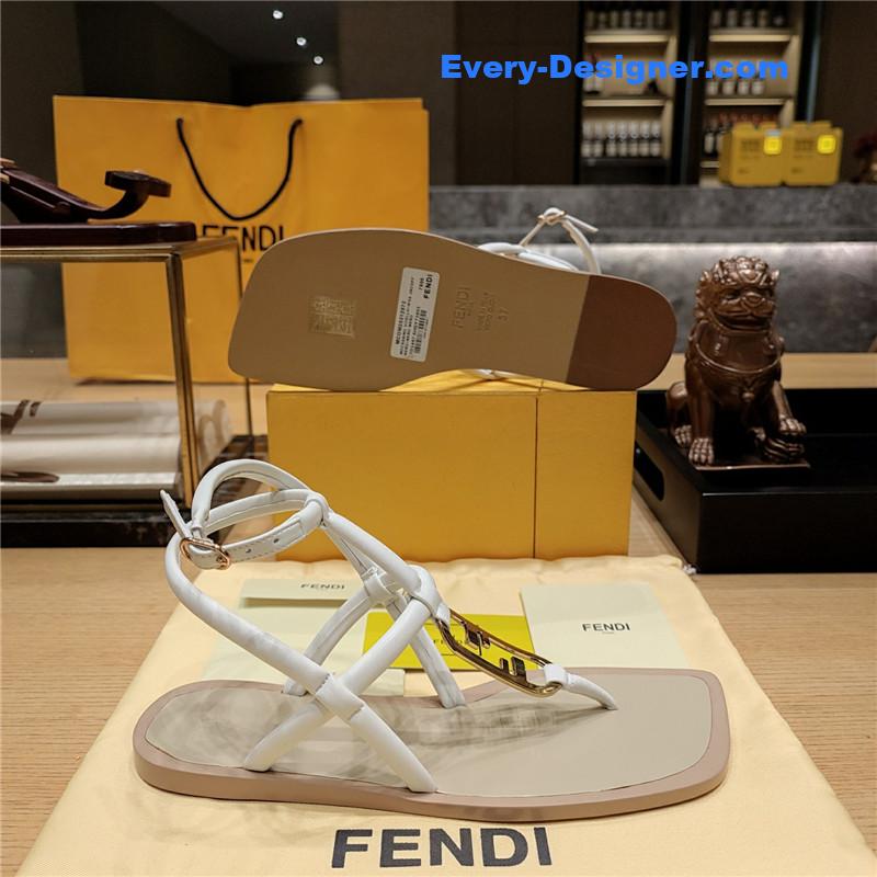 F**di flat beach sandals
