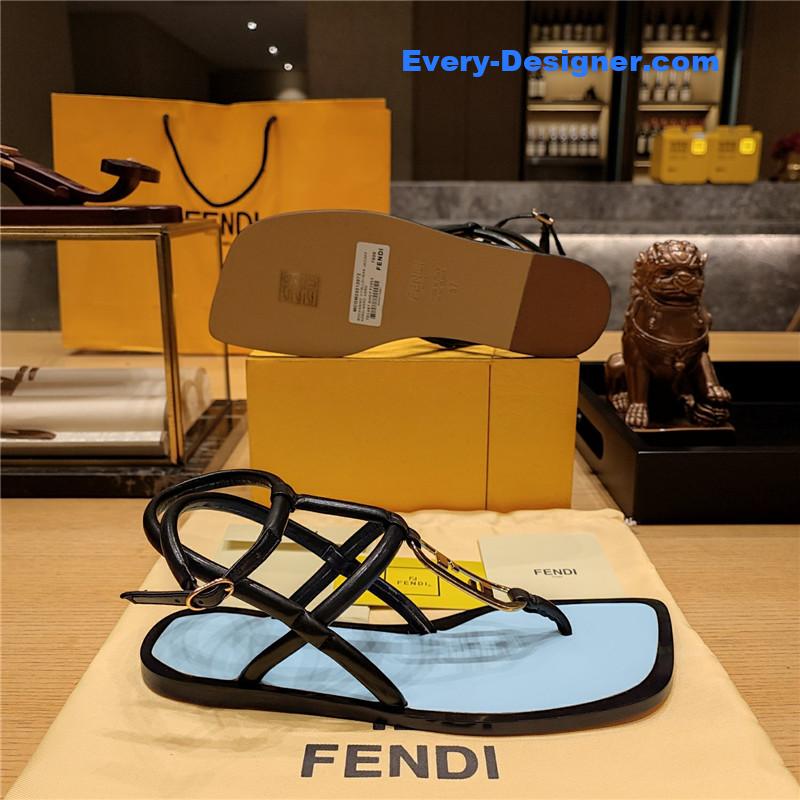 F**di flat beach sandals