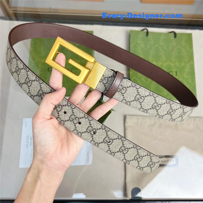 Gvc*1 square g buckle reversible belt
