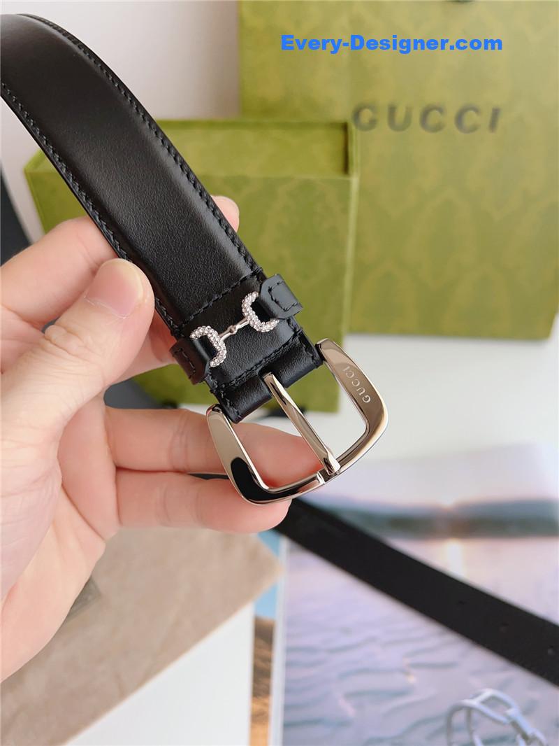 Gvc*1 print embossed leather belt