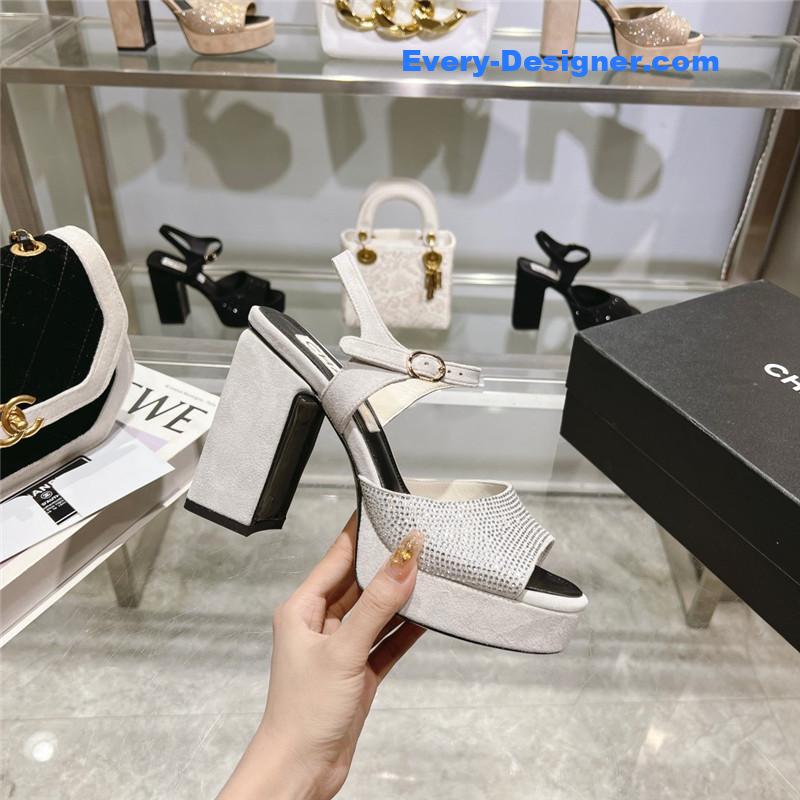 CC summer platform chunky heel sandals
