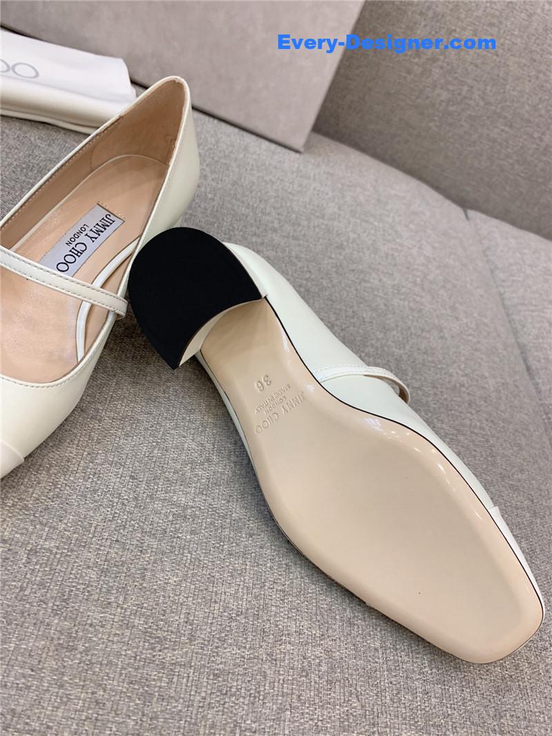 J1m*y Ch00 new thick heel mary jane shoes