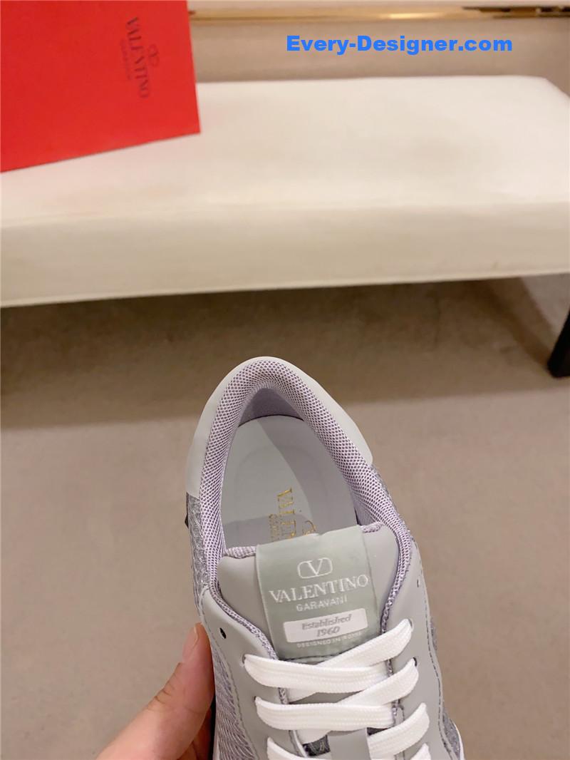 Va1e*ntin0 multi-element color-block casual sneakers