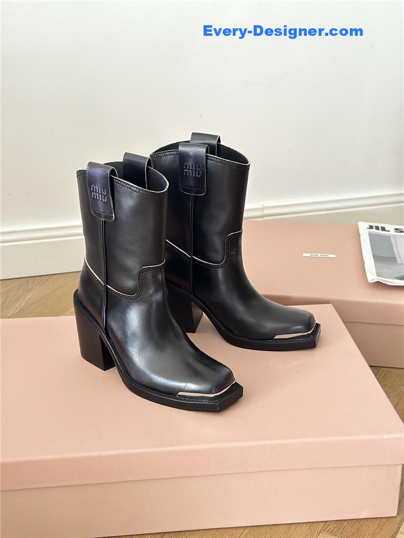 M1um1u new western cowboy boots knight boots