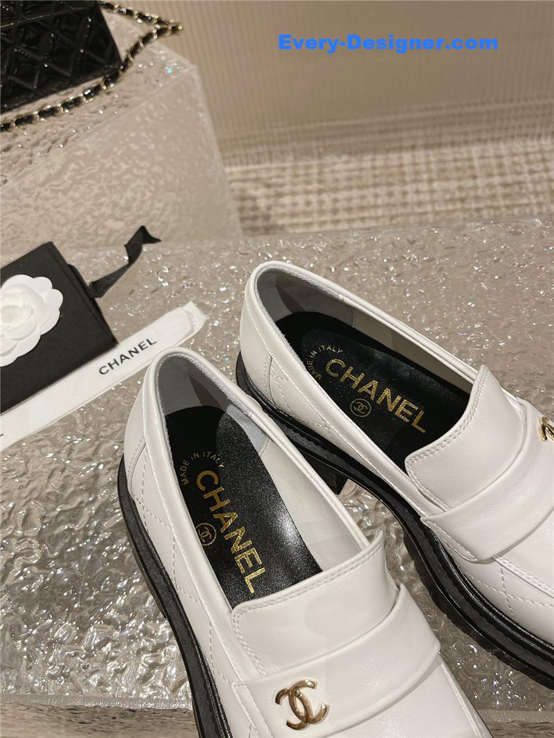 CC calfskin lozenge shoes