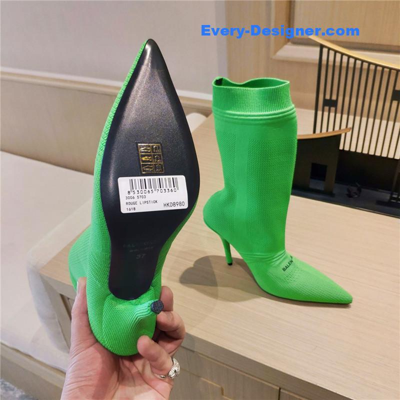 Ba1en*iaga high heel sock boots