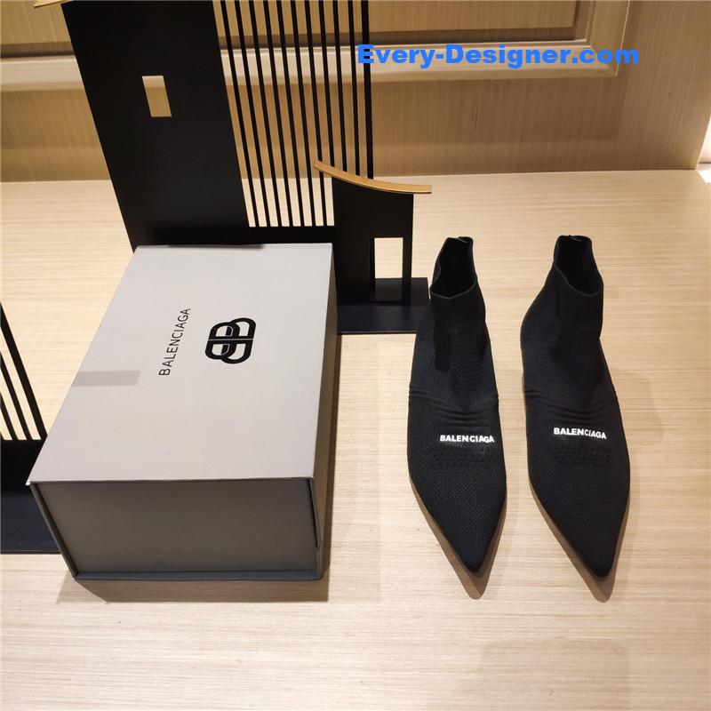 Ba1en*iaga high heel sock boots
