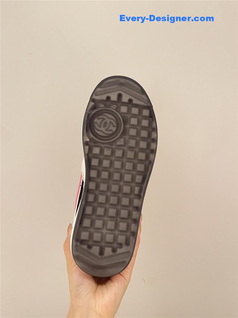 Ch**el early autumn panda color matching sneakers