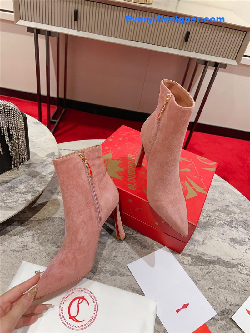 Chr1st1an louboutin banana heel boots