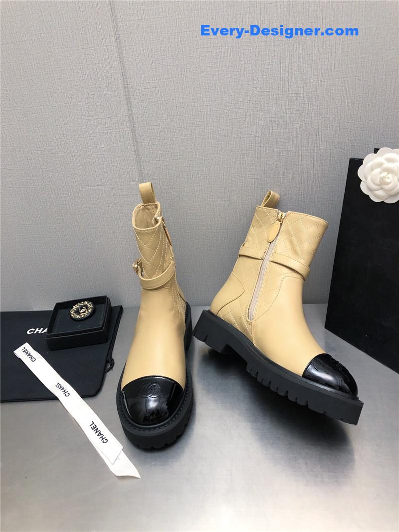 CC Double C Buckle Platform Martin Boots