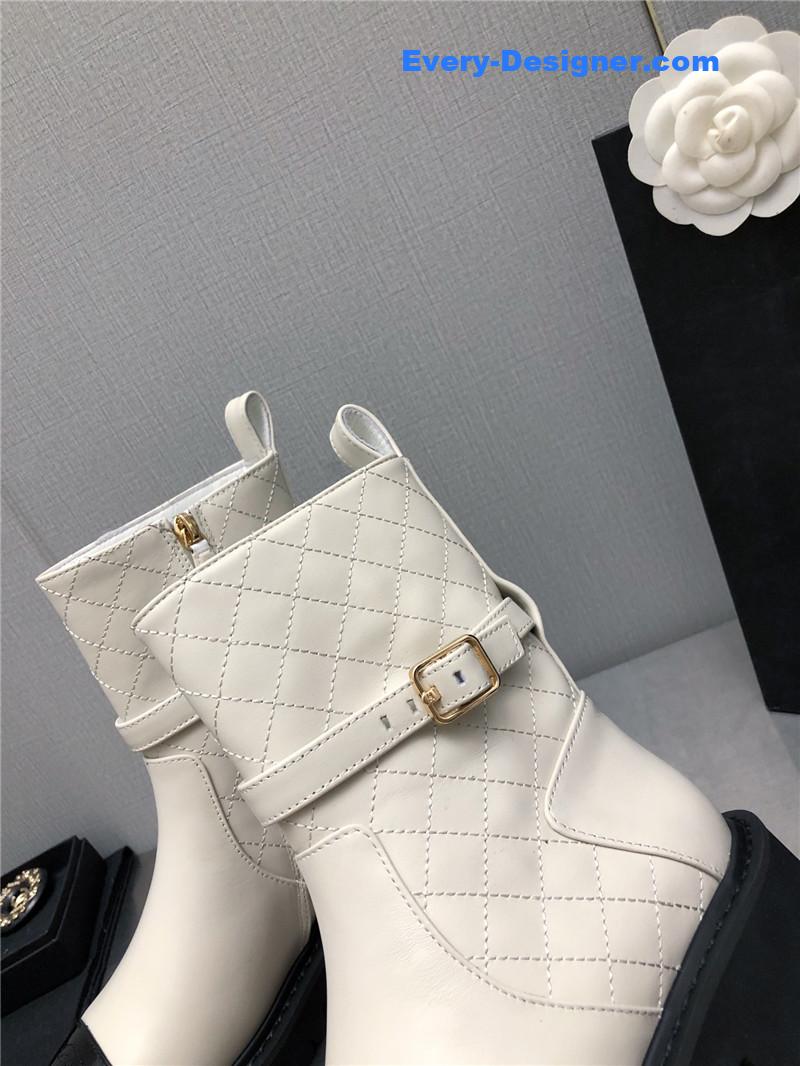 CC Double C Buckle Platform Martin Boots