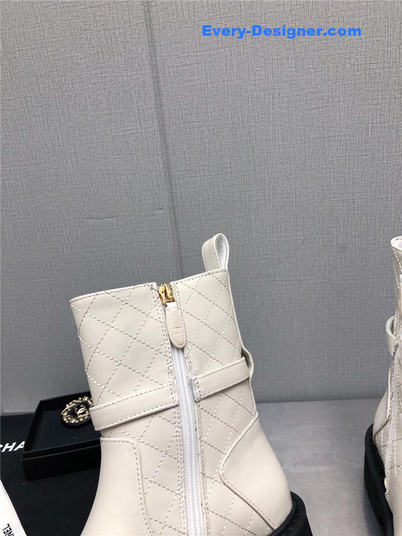 CC Double C Buckle Platform Martin Boots