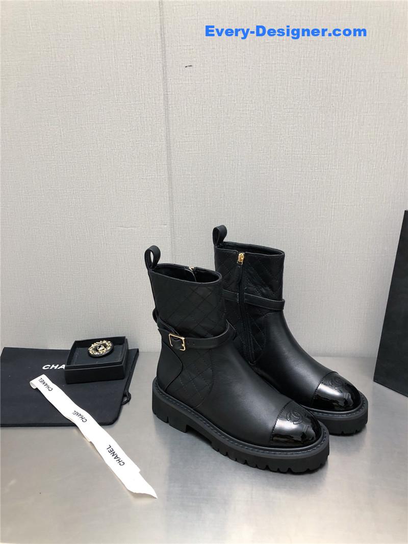 CC Double C Buckle Platform Martin Boots