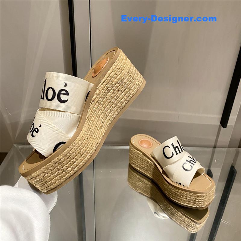Chloe Cross Braided Roman Slippers