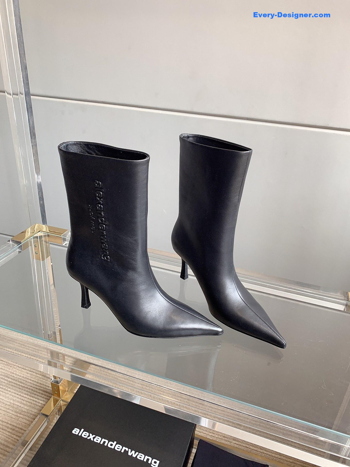 A1exa*der wang new pointed toe high heel ankle boots