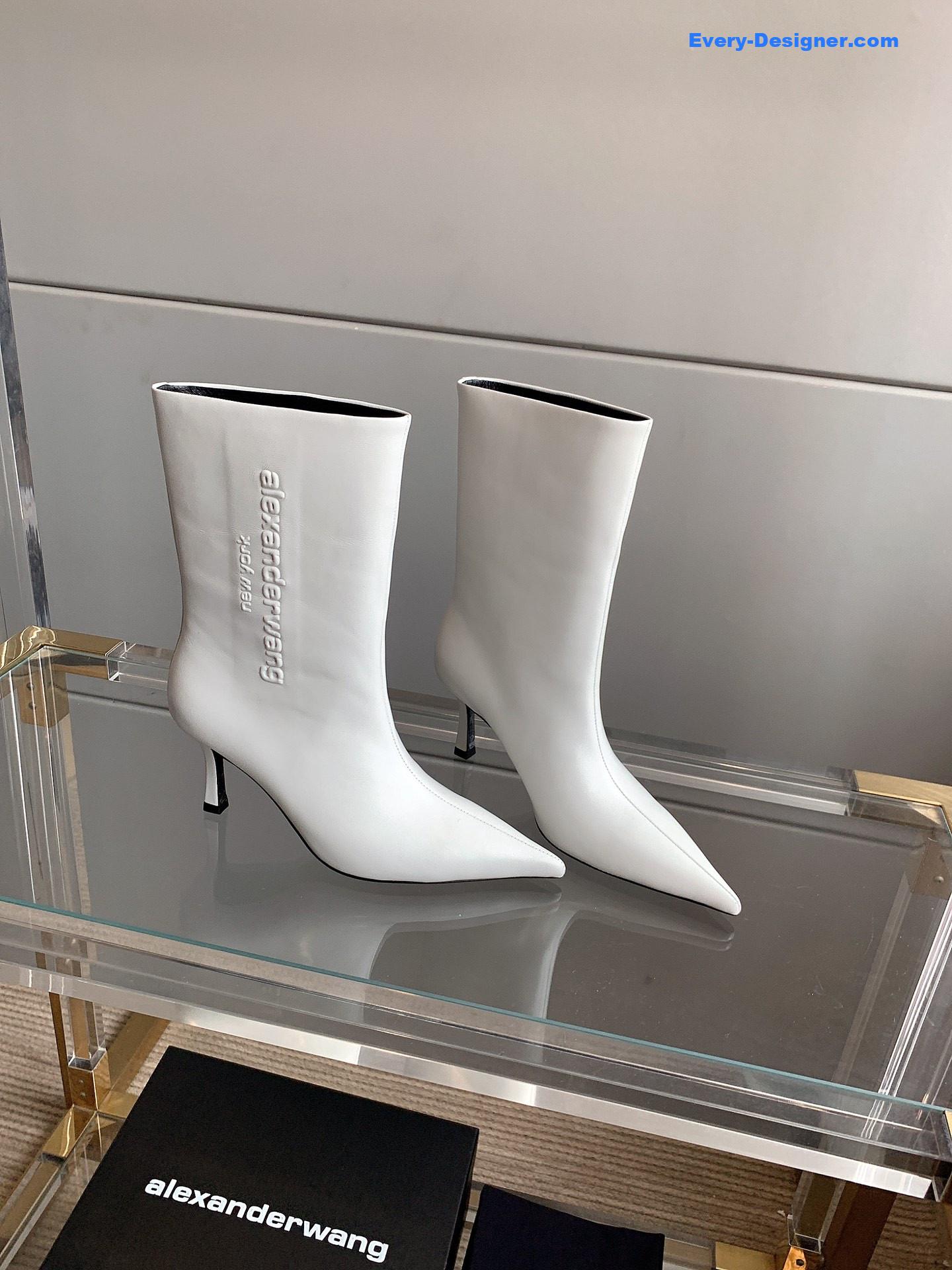 A1exa*der wang new pointed toe high heel ankle boots