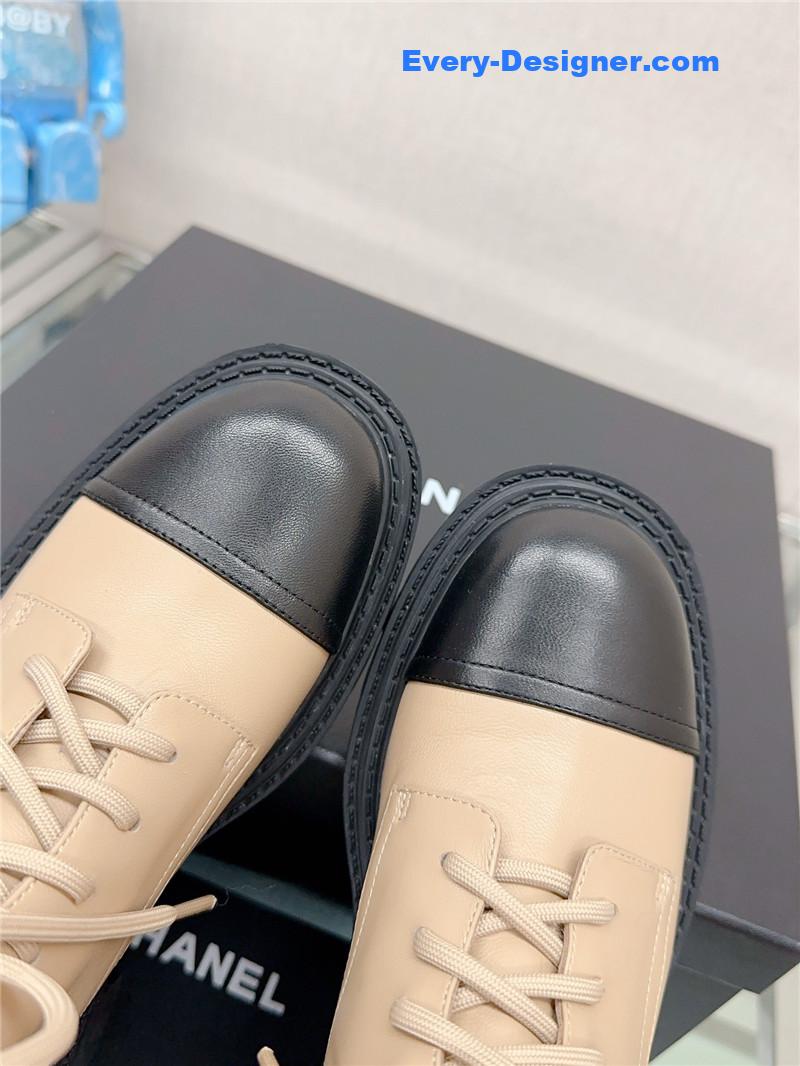CC platform martin ankle boots