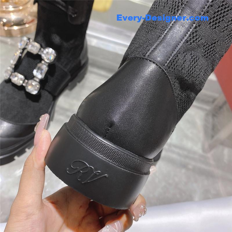 roger u1u1er new boots knit boots sports high boots