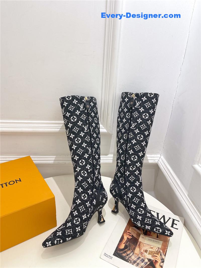 l0vis Vvtt0n lv small square toe metal heel boots