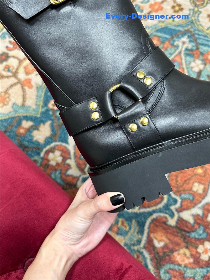 Ce1i*e catwalk new thick-soled knight boots