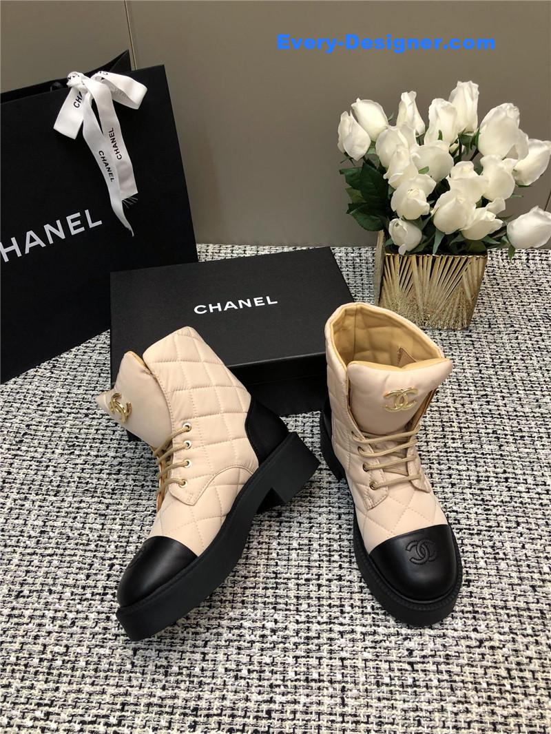 cc new D1am0nd thick-soled short boots