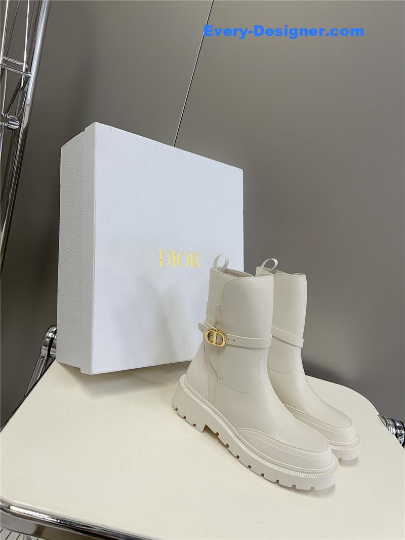 D10r autumn and winter catwalk style mid-calf boots