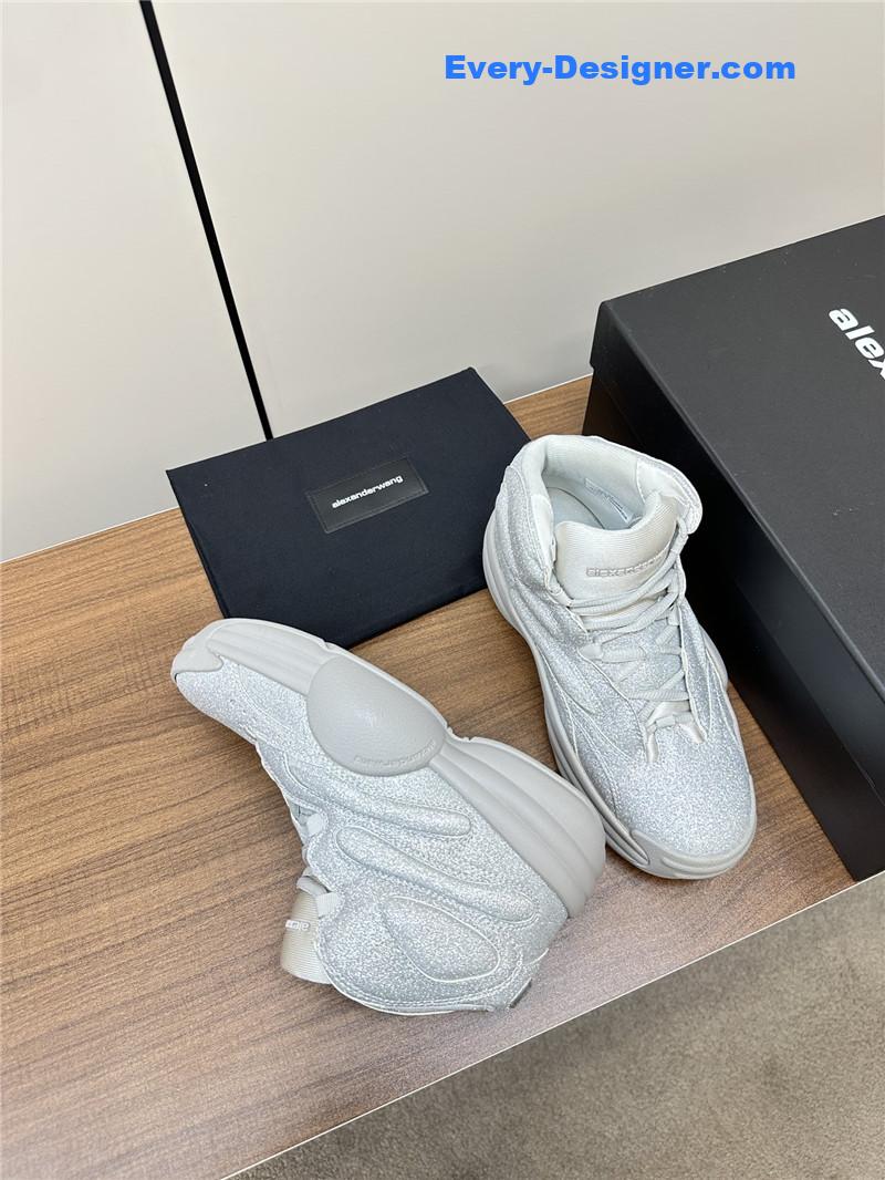 A1exa*der wang aw hoop silver sneakers