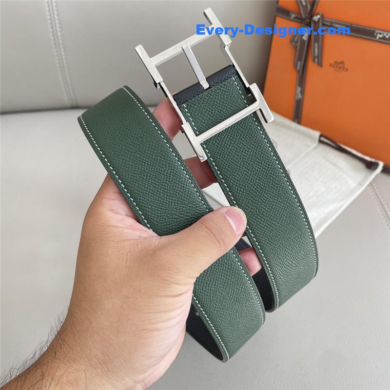 H**me5 classic double-sided pebbled belt