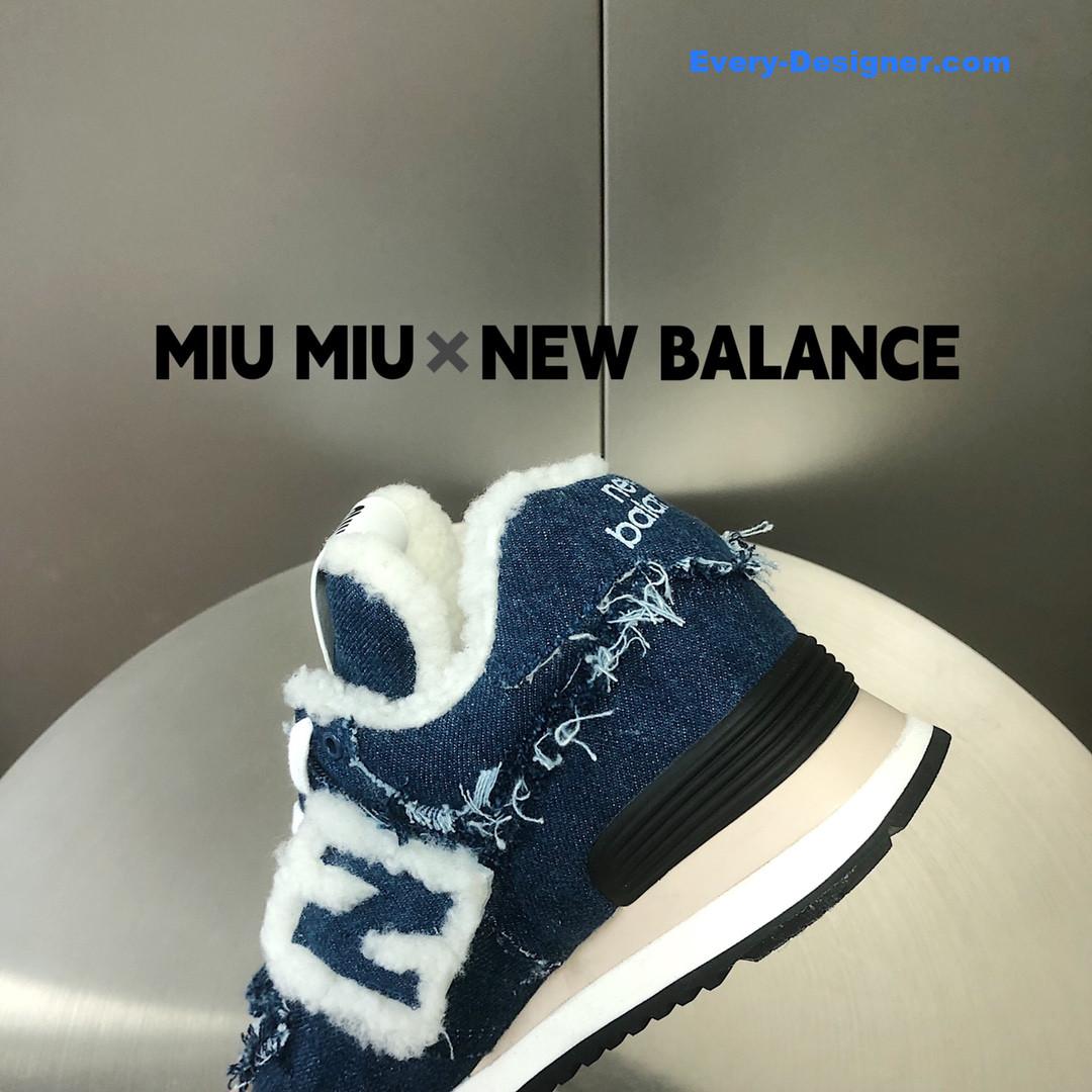 M1um1u new balance 574 joint sneakers