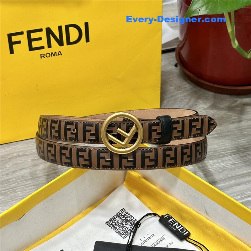 F**di electroplated f buckle belt