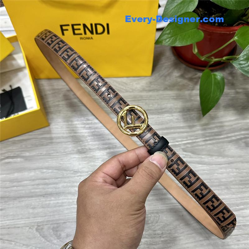 F**di electroplated f buckle belt