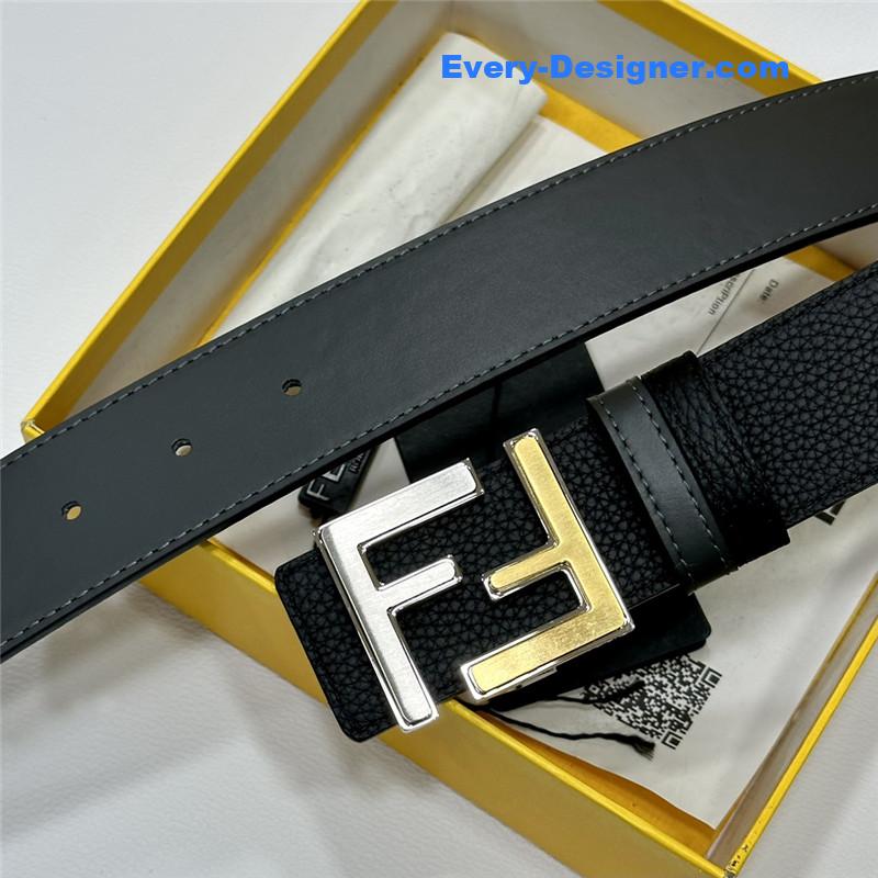 F**di double f electroplated buckle
