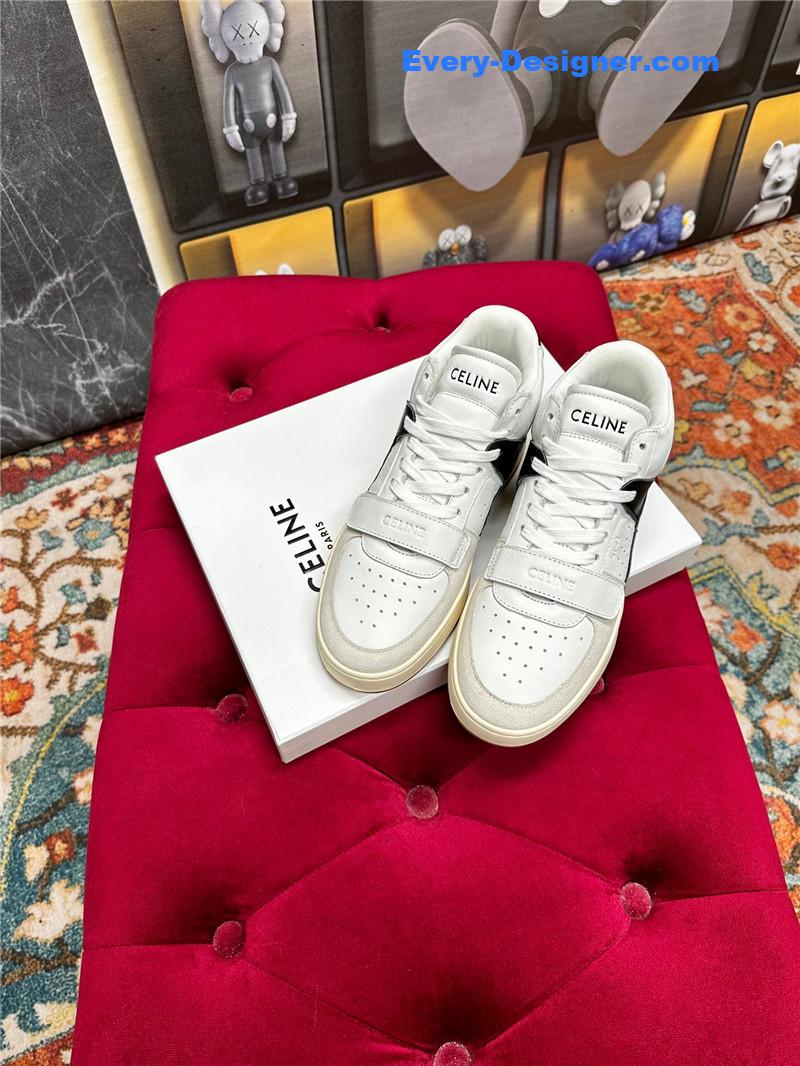 Ce1i*e new color matching sneakers white shoes