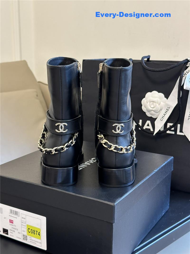 CC autumn and winter chain short boots