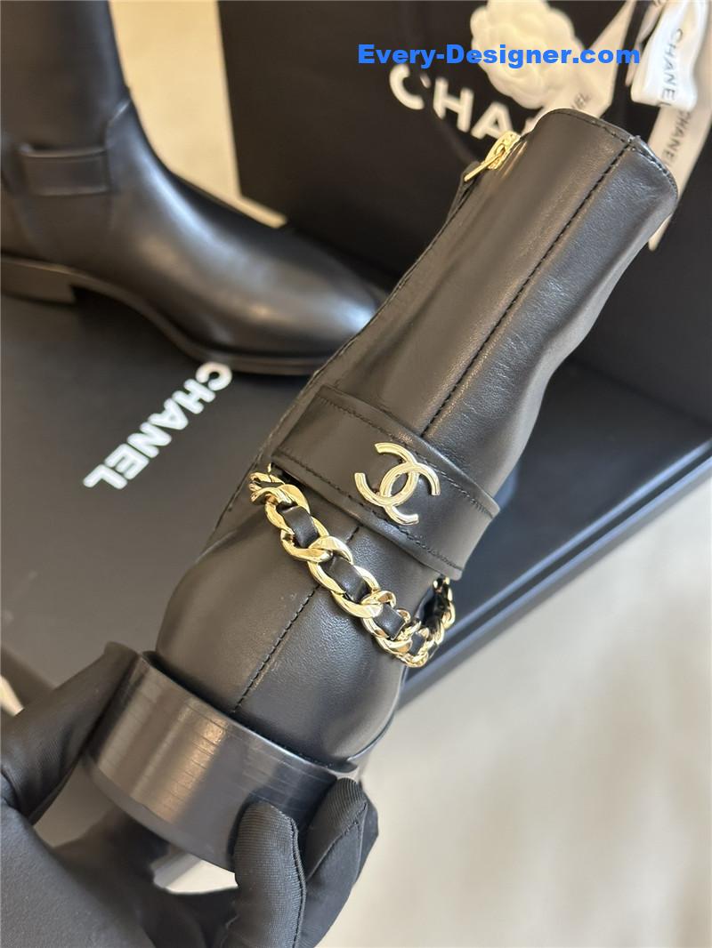 CC autumn and winter chain short boots