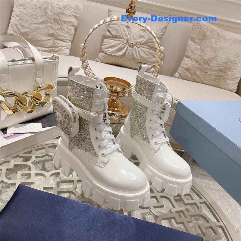 Pra*a monolith boots with pouch