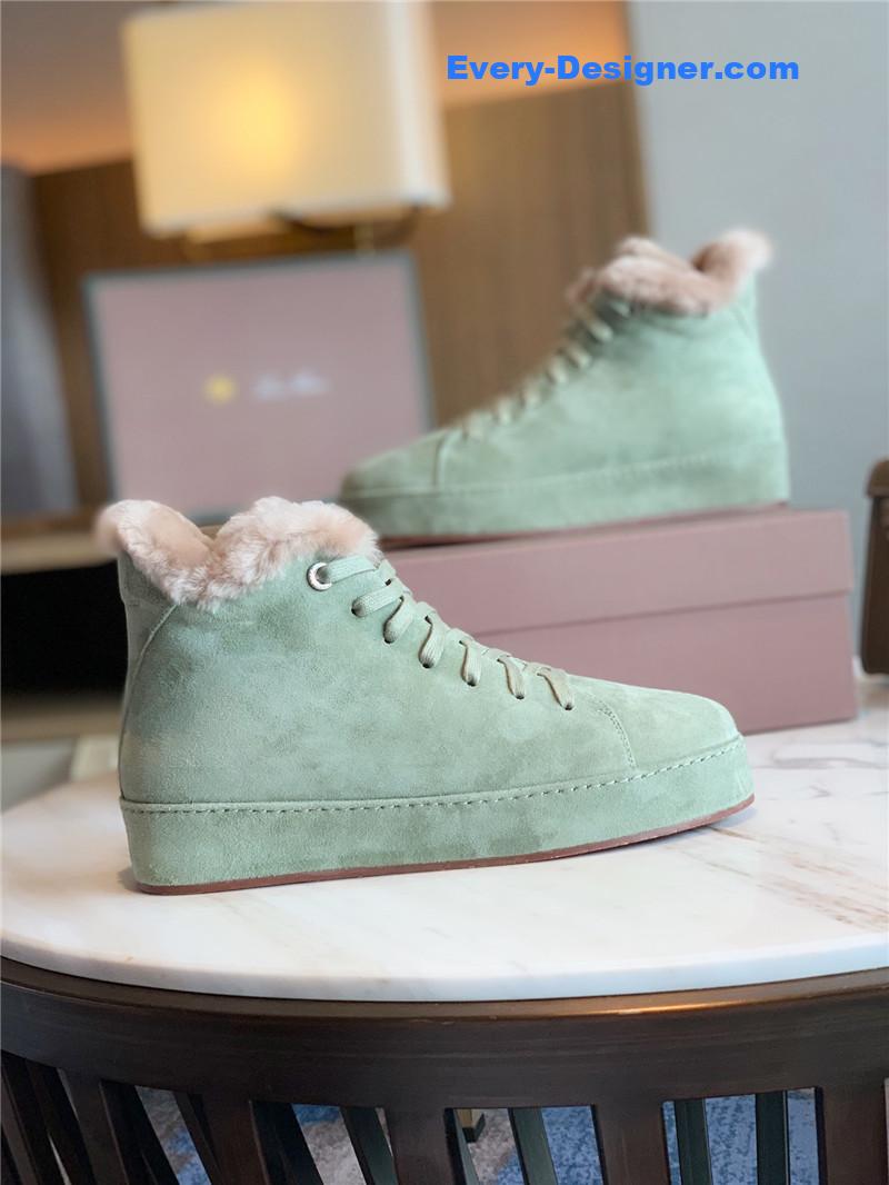 L0r0 P1ana cashmere retro casual shoes