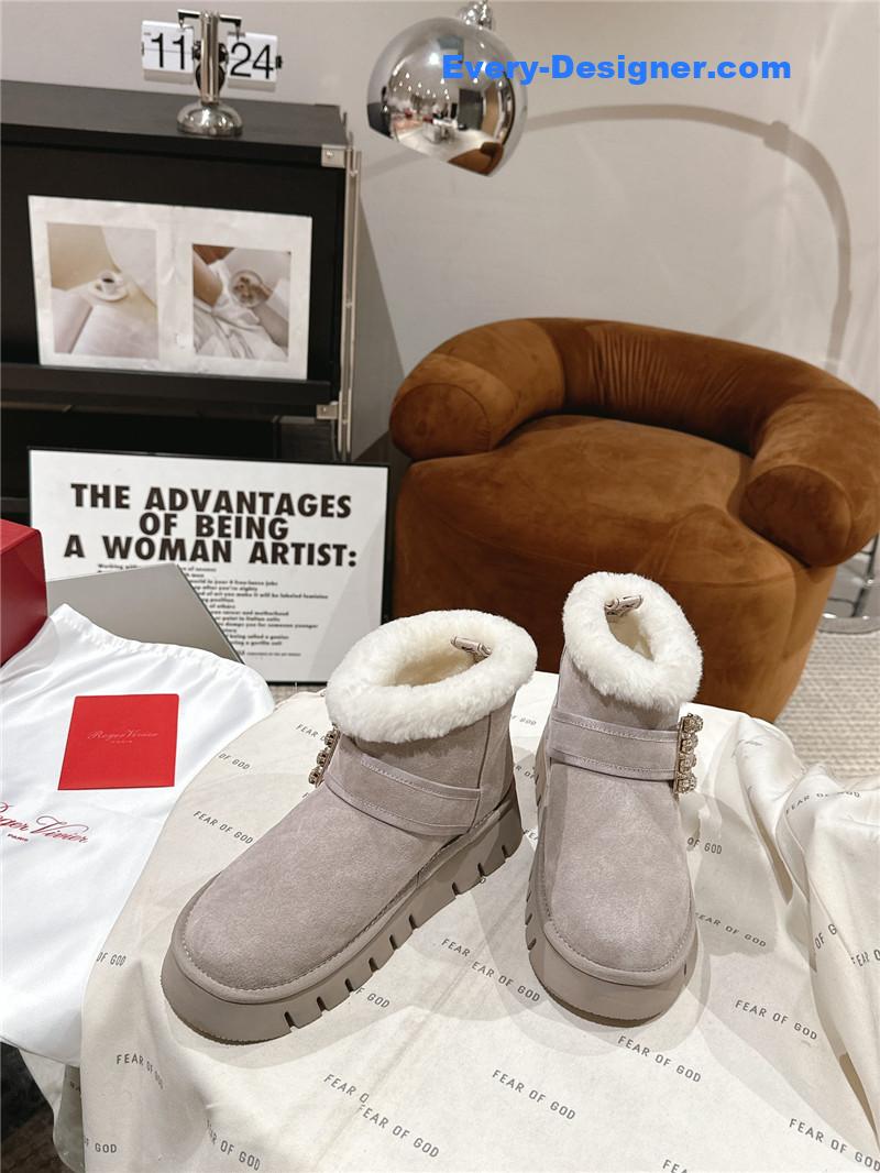 roger u1u1er viv’ shearling suede winter boots